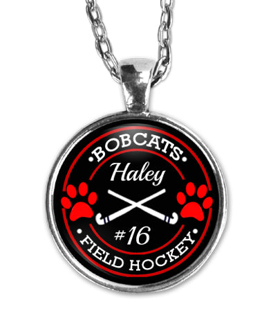 Custom Field Hockey Necklace - The Good Sport Gallery