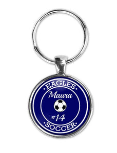 Custom Soccer Keychain 2